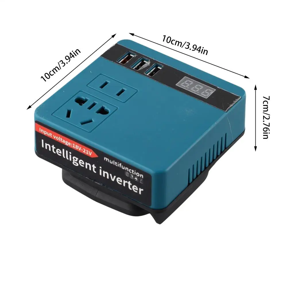 Smart Battery Inverter For Makita Household Battery Transformer Charger  Adapter Battery Powered Outlet for Outdoor Work Inverter - AliExpress