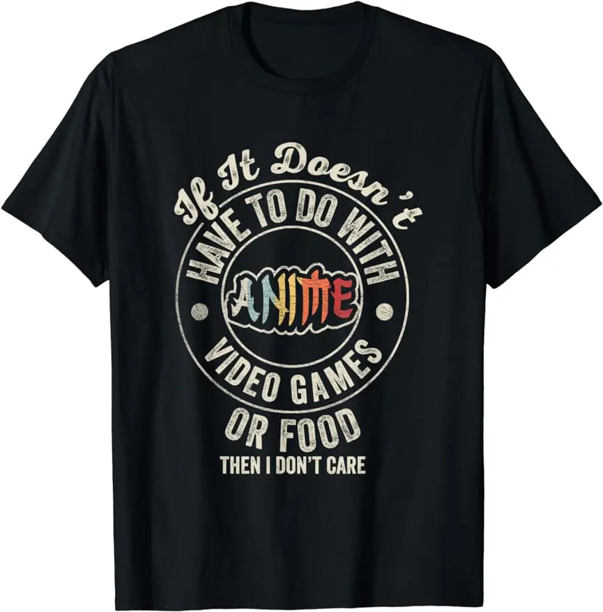 

Vintage Anime Video Game Food Shirt Video Games Food Anime T-Shirt