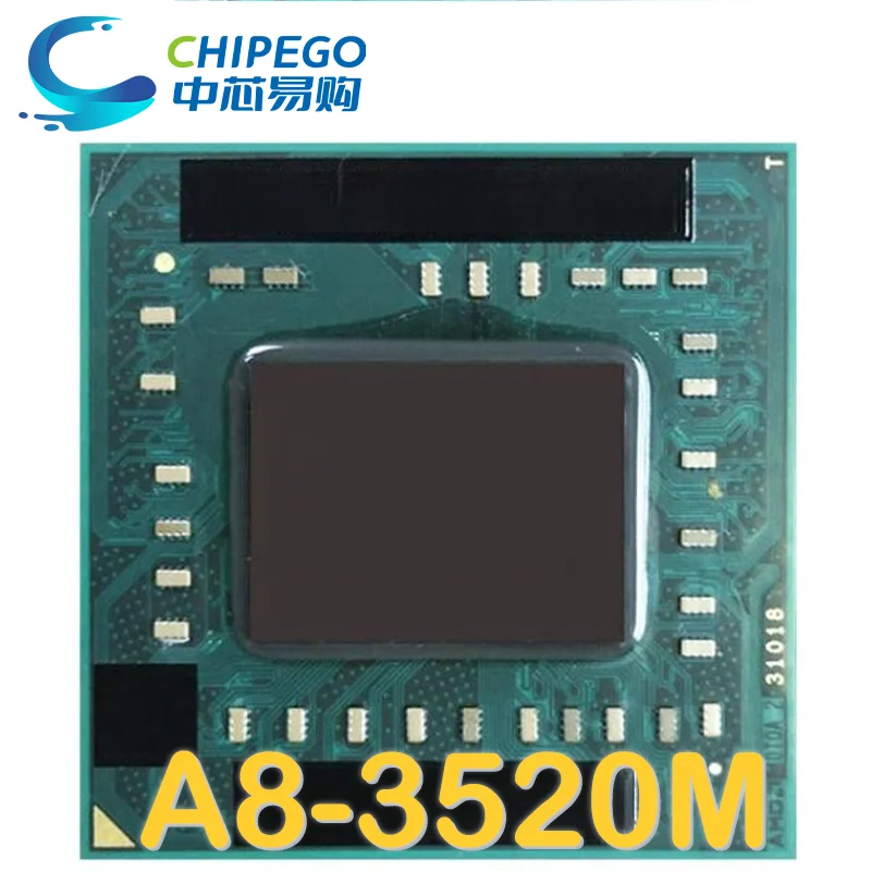 

A8-Series A8-3520M A8 3520M 1.6 GHz Used Quad-Core Quad-Thread CPU Processor AM3520DDX43GX Socket FS1 SPOT STOCK