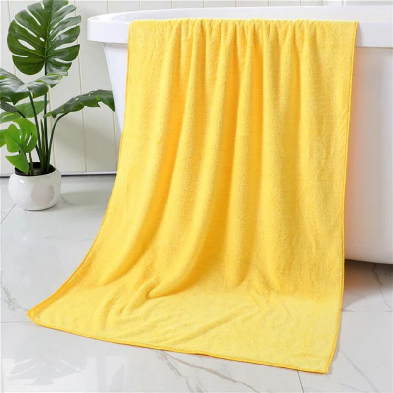 Super Absorbent Bath Towels For Adults Large Towels Bathroom Body Spa Sports Luxury Microfiber Bath Towel 5