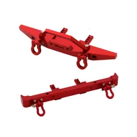 Suitable For MN Model 1/12 MN128 Wrangler RC Car Spare Parts Metal Upgrade Front And Rear Bumper Bumpers 2