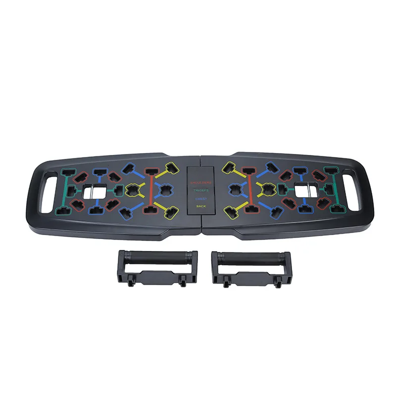 Push Up Board Portable Multi-Function Foldable 10 in 1 Push up Handles for Floor Professional Up Strength Training