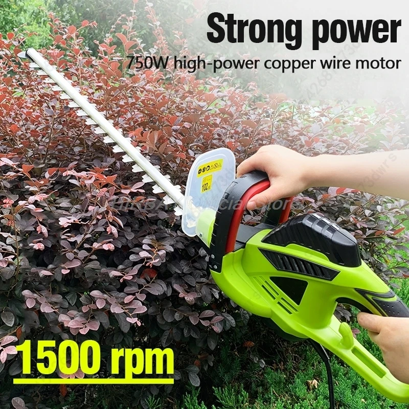 750W 220V Electric Pruner Shear Household Hedge Trimmer Garden Plant Pruning Tools Pruning Saw Tea Trimmer With 15m / 30m Line 4