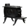 Company Rustic 900 Square Foot Clean Cast Iron Log Burning Wood Stove Reaching Up T0 54,000 BTUswith Cool Touch Safety Handle 1
