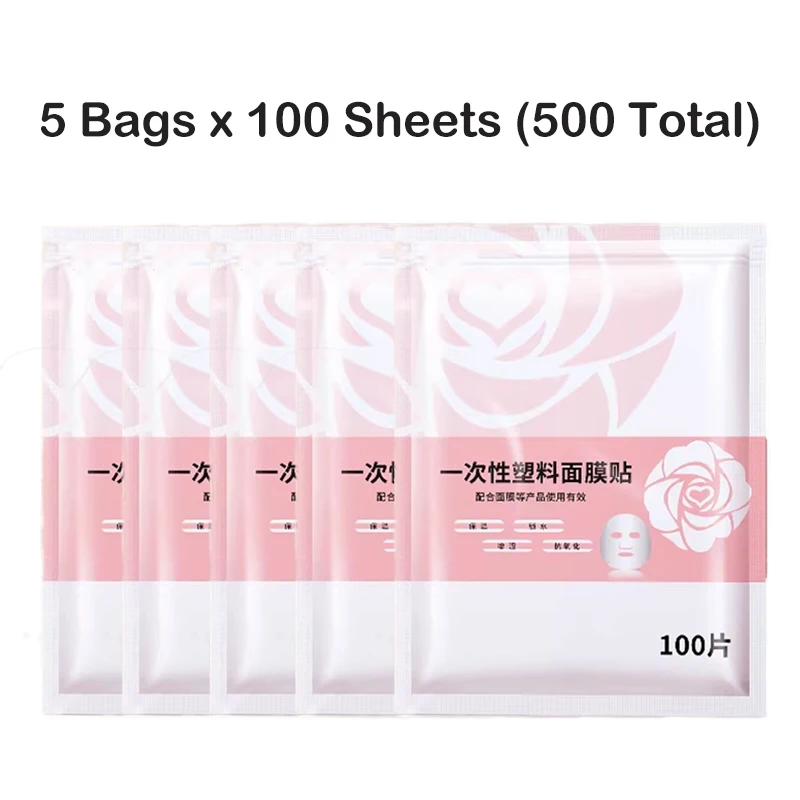 Ultra-Thin Disposable Face Mask Sheets - 500/1000 Pcs