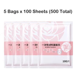 Ultra - Thin Disposable Face Mask Sheets - 500/1000 Pcs (500 PCS)