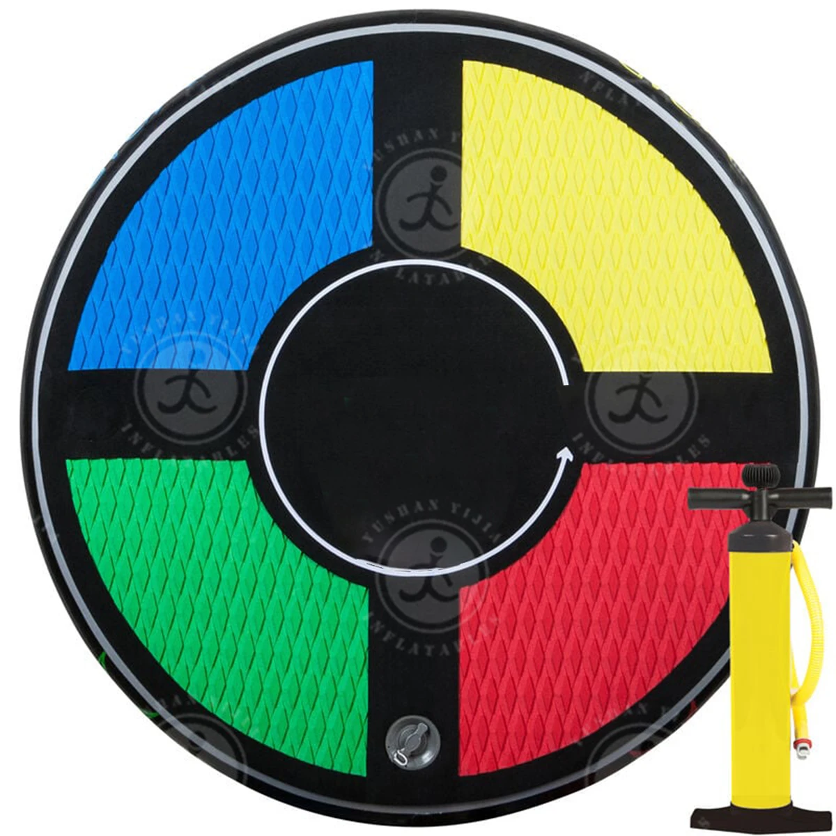 Circular Water Platform Portable Waterboard Inflatable Disc Water Surf Disc Ocean Board Flying