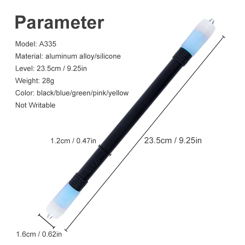 Can not write the author silicone professional revolving pen whole silicone wrapped revolving pen tool metal head
