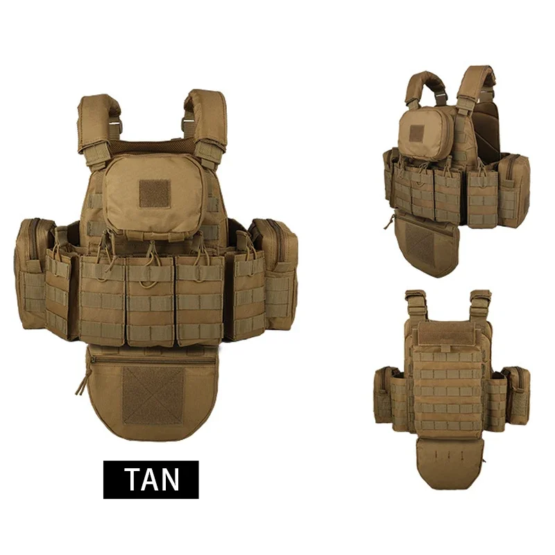 New Camouflage Multifunctional Tactical Vest Outdoor Waistcoat Equipment Tactical Waistcoat Training Vest