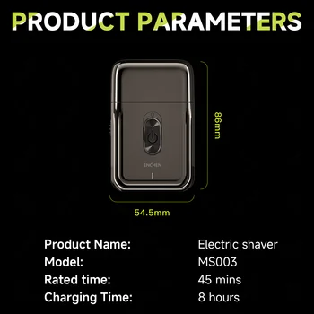 ENCHEN MS003 Compact Foil Shaver With POP-UP Precision Trimmer Type-C Charging With Indicator 7000RPM Strong Motor 4