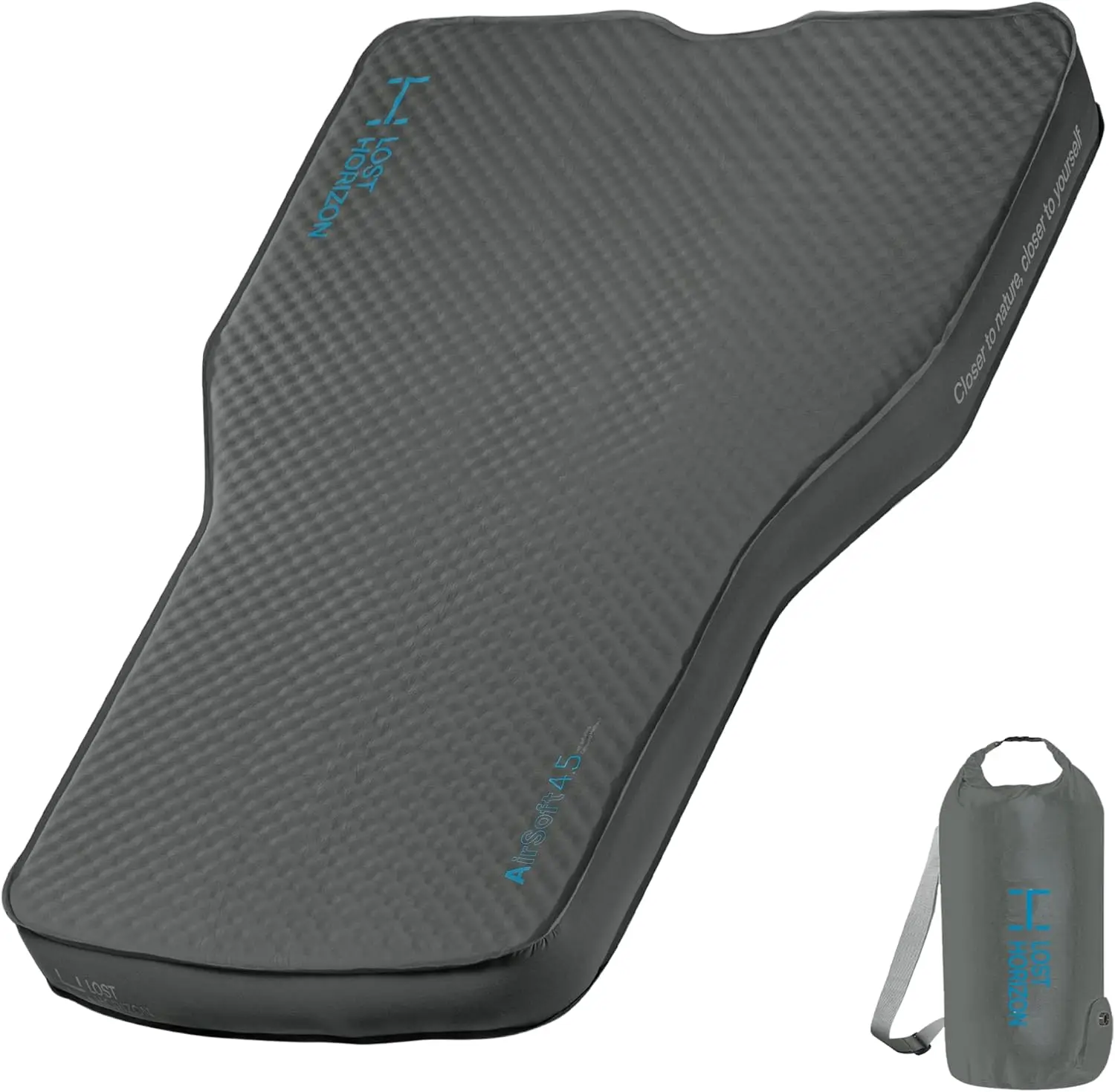Tesla Model Y Camping Air Mattress with Foam, Self Inflating Sleeping Pad, Max 4.5&rdquo;Thick, R-Value 13, 4 Seasons Use