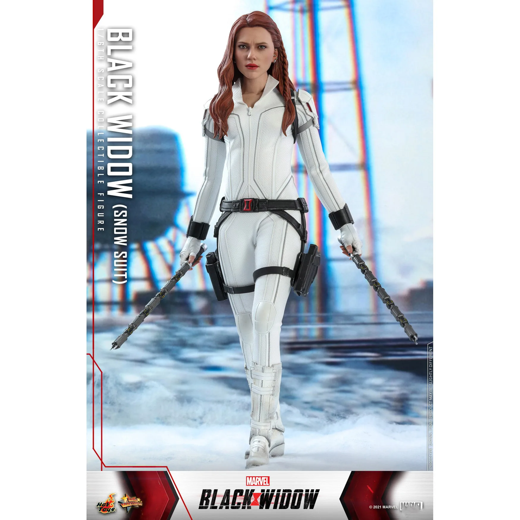 In Magazzino 100% Giocattoli Caldi Originali Mms601 1/6 Black Widow Snow Suit Natasha "Alianovna Romanova Movie Character Model