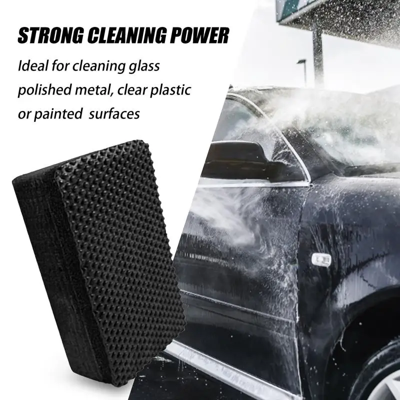 Car Clay Sponge Reusable Polishing Clay Bar Tool Mitt Auto Detailing Car Wash Sponge Rhombic Alternative Novel Detailing Tool