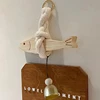 Fish Car Ornament Pollack Wall Art Hangable Wooden Door Pendant Doorbell Hangable For Wall Door Wall Art Door Decoration 2