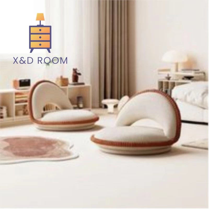 Foldable Seat Cushion X&D Lazy Bed Sofa Bay Window Backrest Tatami Living Room Balcony Single Seat Cushion Bedroom Foldable Seat