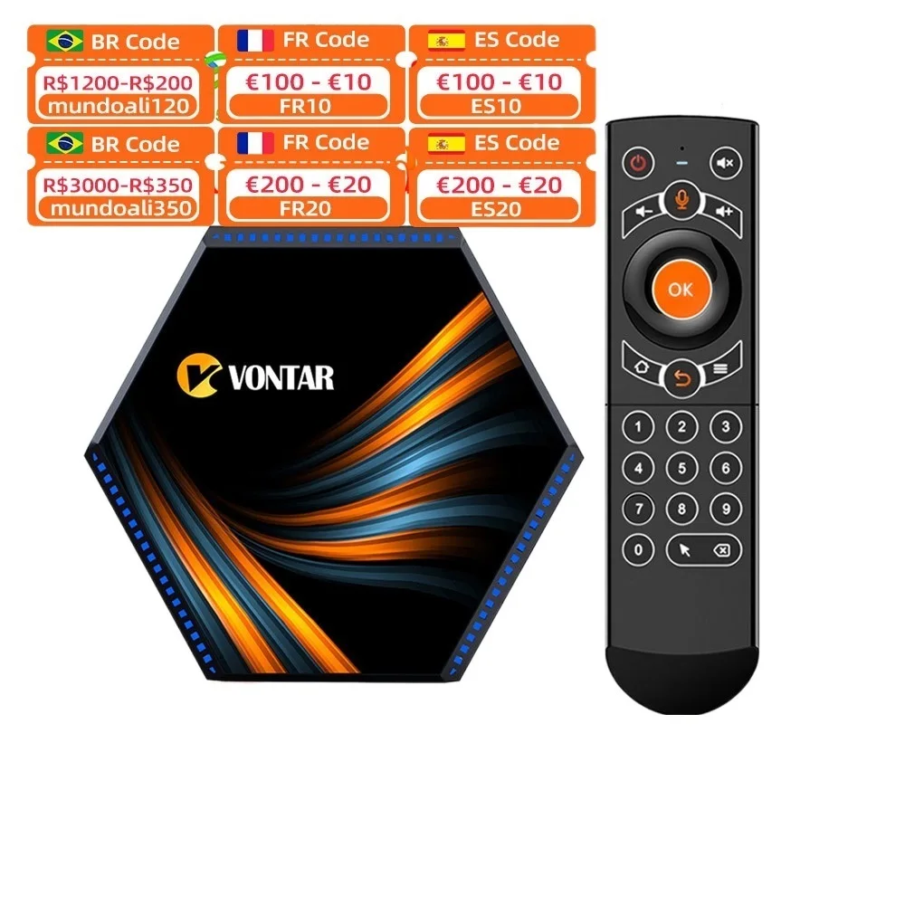 

2024 KK MAX DDR4 Smart TV Box Android 11 8GB RAM 64GB 128GB 4GB 32GB RK3566 2.4G&5Ghz WiFi 1000M BT 4K 8K TVBOX Set Top box