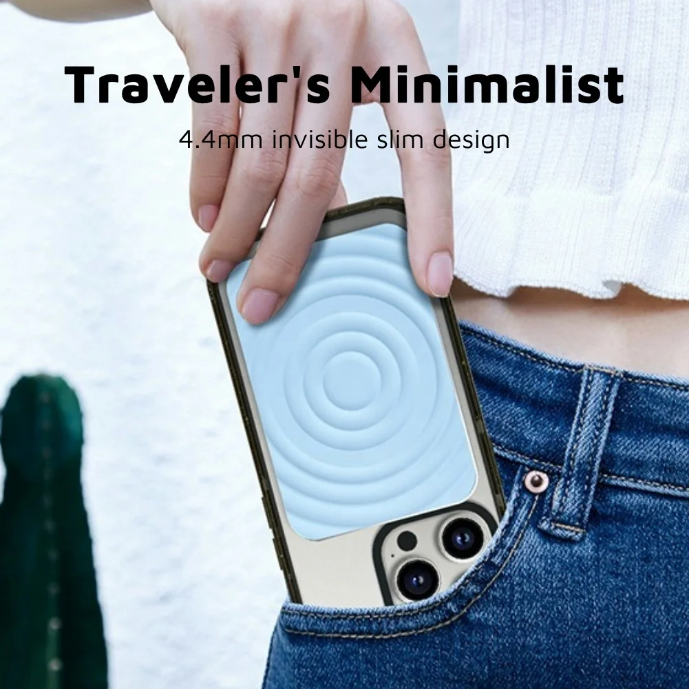 Multi-Functional Liquid Silicone Magnetic Wallet & Phone Stand with NFC Card Slot