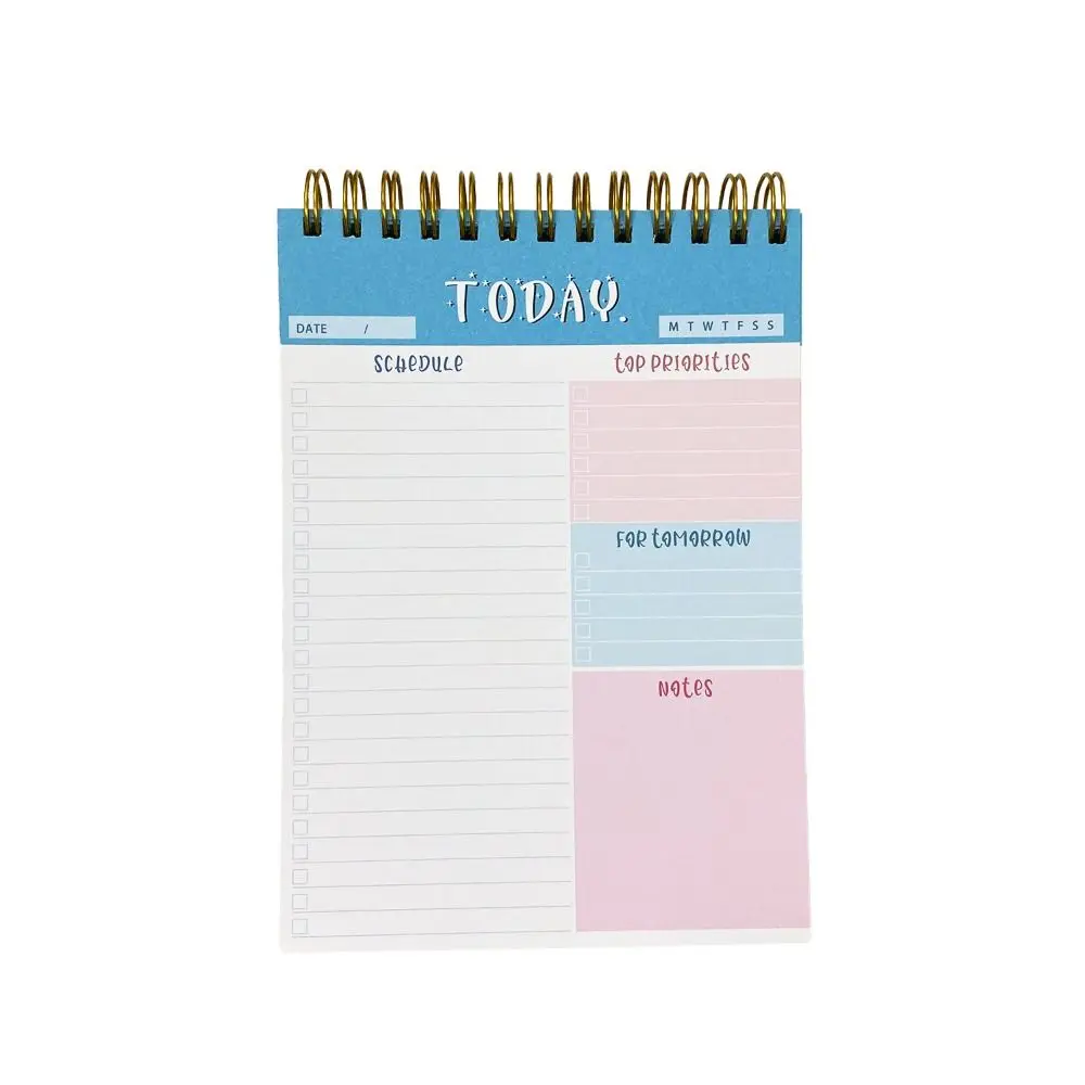 Agenda ampia da fare Pianificazione settimanale Blocco note Orari Agenda per notebook A5 Agenda settimanale per pasti Cancelleria senza data - immagine 4