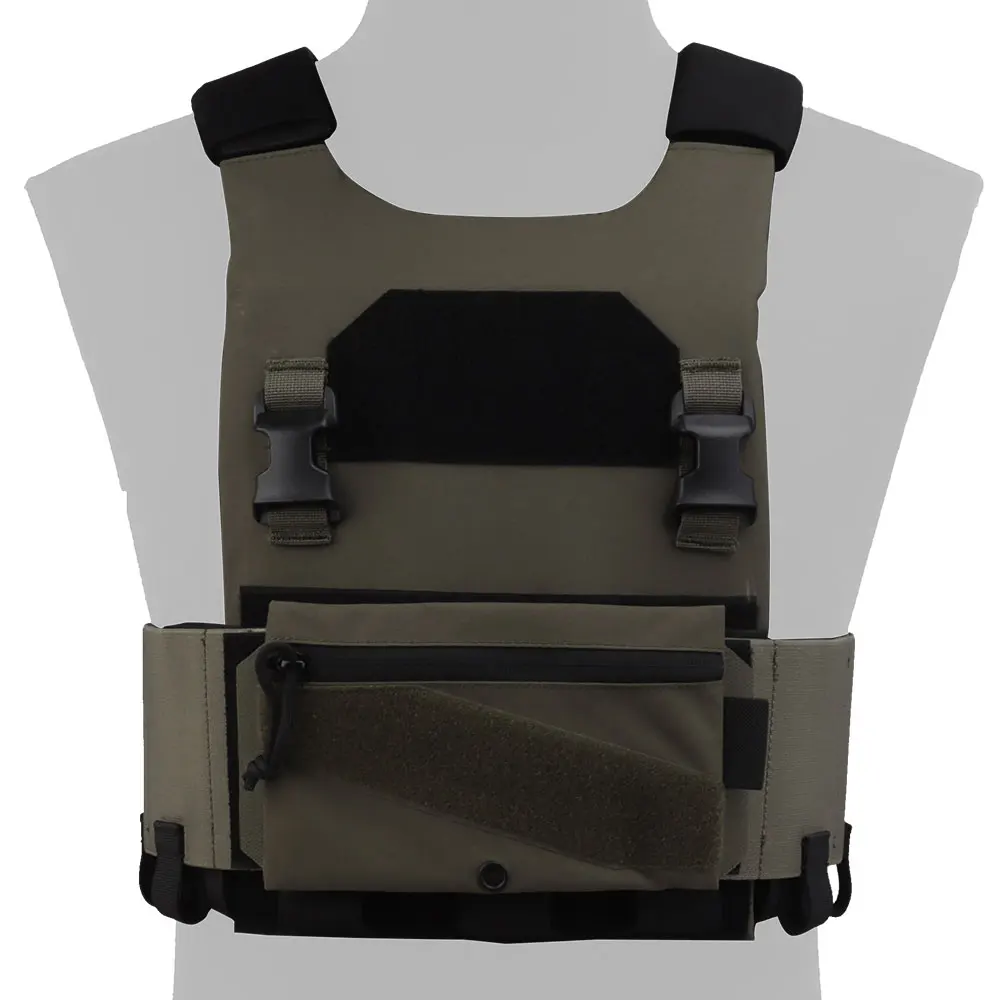 Gilet porte plaques tactique - Noir - Livraison gratuite - Gilets pare
