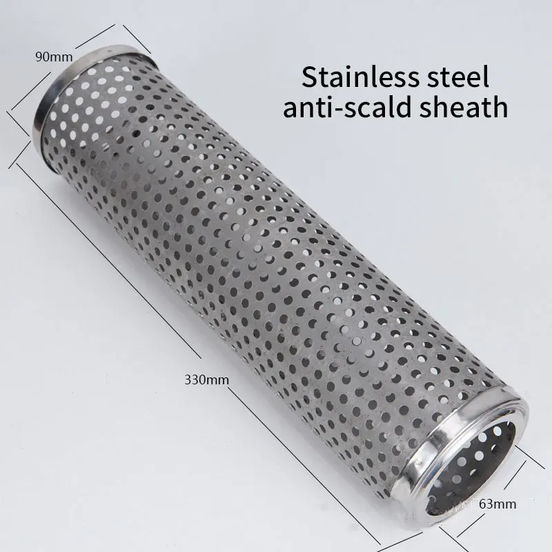 Description Picture 6 of itemOutdoor Firewood Stove Accessories Chimney Anti-scalding Cover Lengthen Chimney Bend Pipe Camping Tent Stove Exhaust Pipe