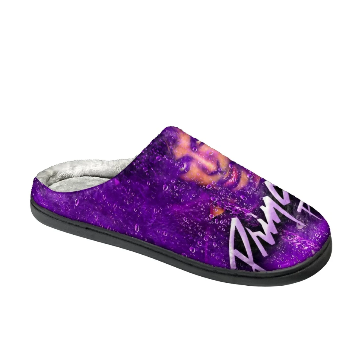 Prince Purple Rain Design Warm Cotton Slippers Print On Demand Casual Winter Home Footwear All-match Comfortable Floor Slides
