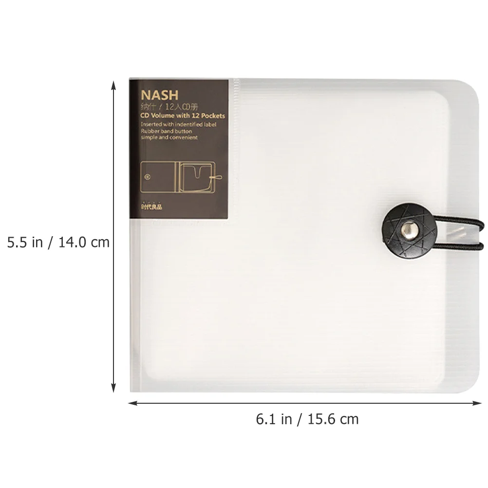 Portable Large Capacity Dvd Storage Binder Case Cd Bag ganizer Pp Travel Container Home Car Cdbinder Box Dvdcases