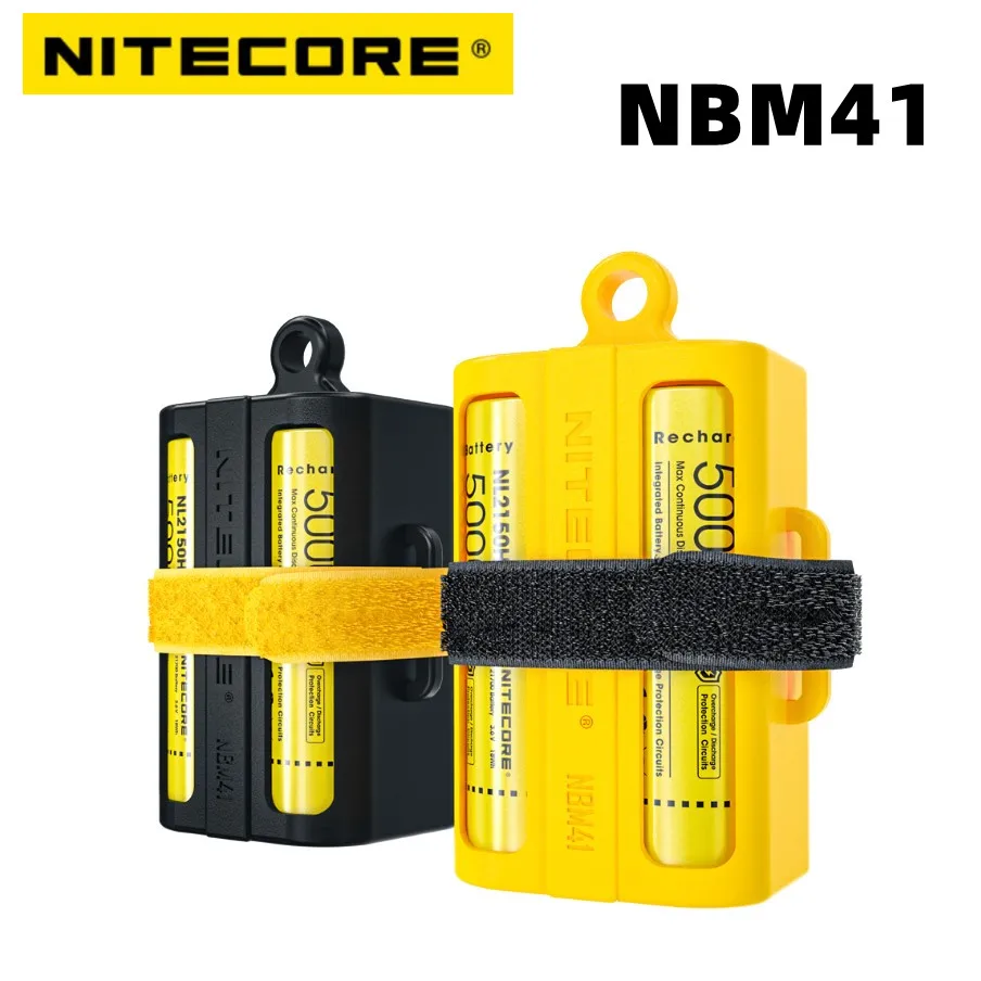 

Многофункциональная сумка NITECORE NBM41 для хранения аккумуляторов, Портативная сумка для хранения аккумуляторов для 4*18650/21700 батарей