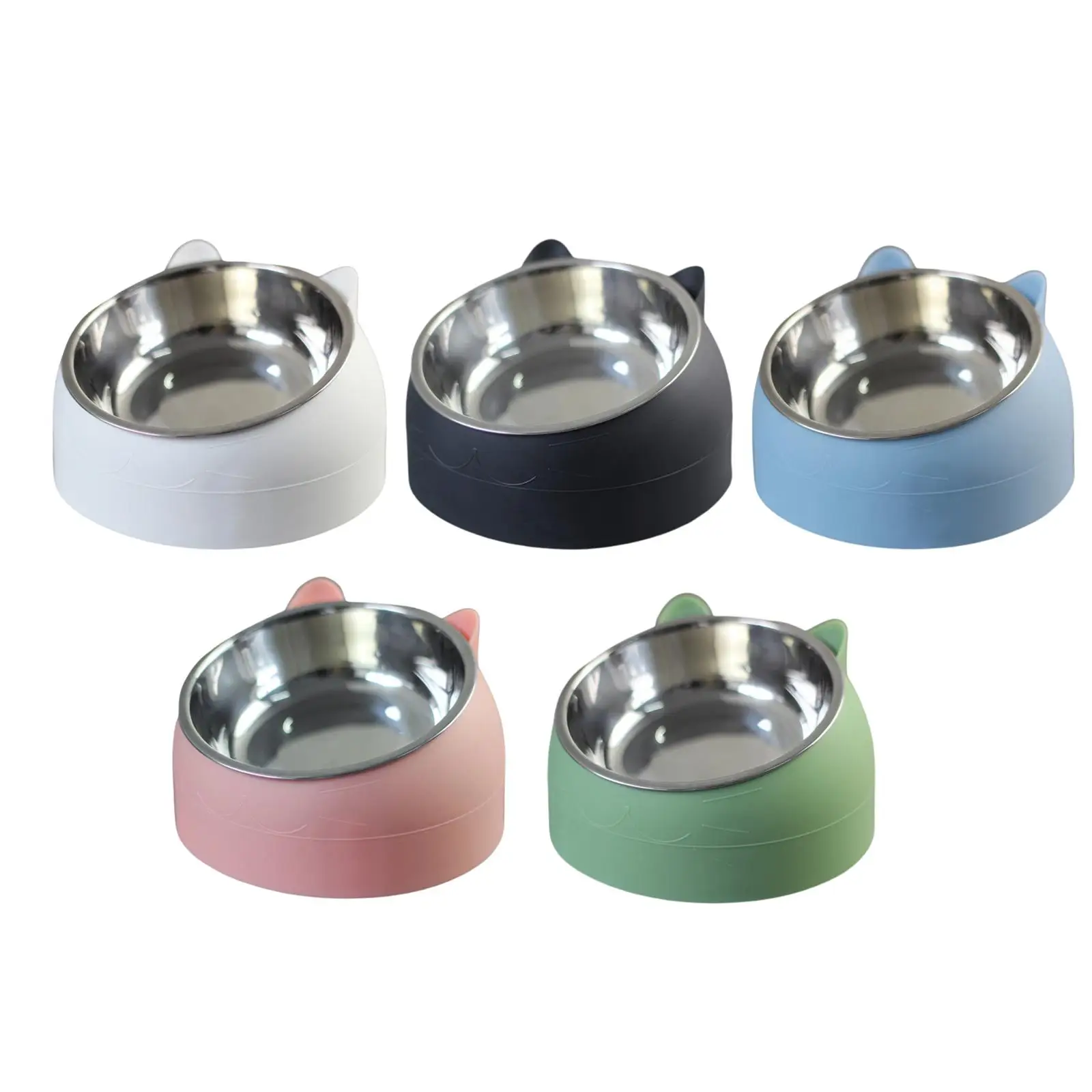 Pet Feeder 15° Raised Feeder Pet Supplies Tilted Elevated Non Slip Metal Pet Feeder 15° Raised Feeder Pet Supplies Tilted Elevated Non Slip Metal