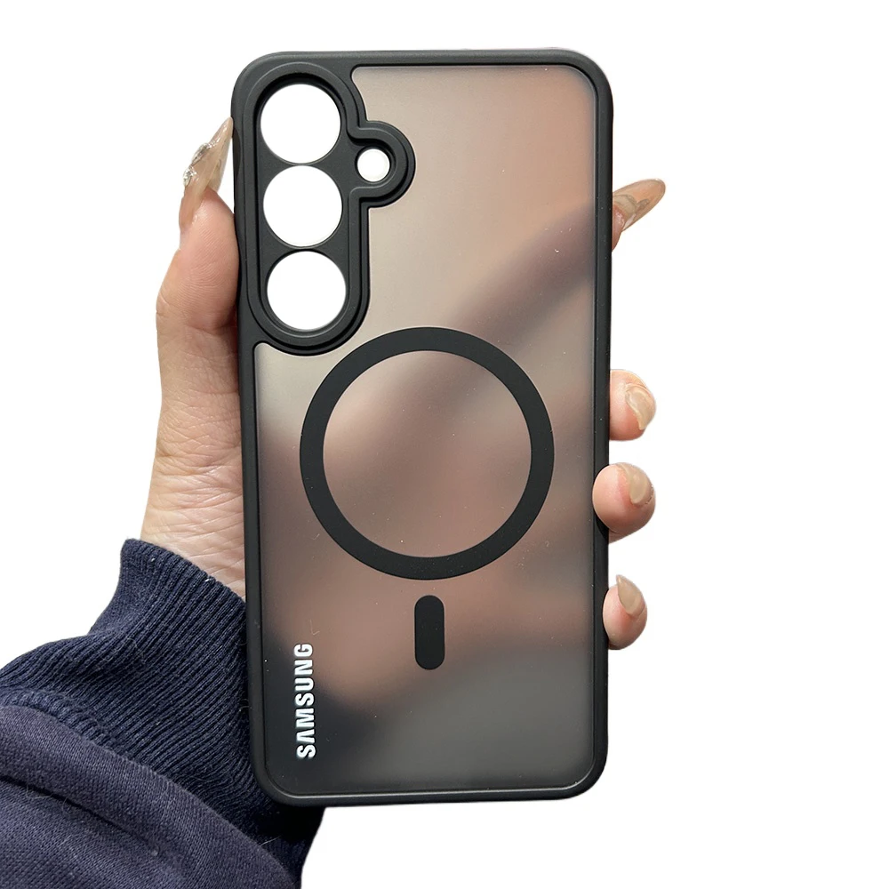 Magsafe-Compatible Magnetic Matte Clear Phone Protection Case