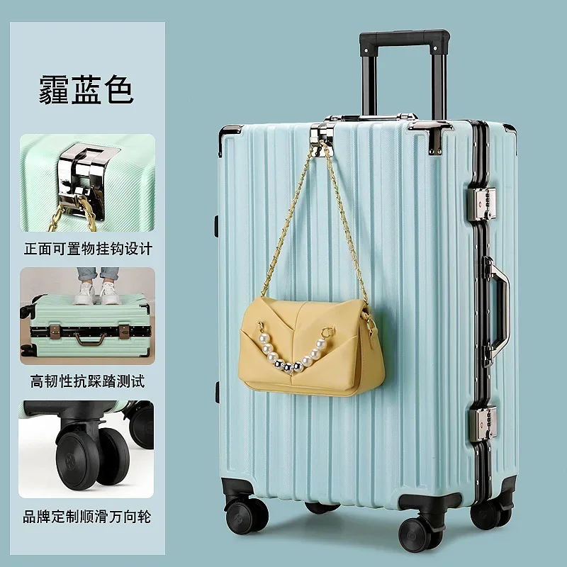

FashionTop Quality PC Travel Luggage Business Trolley Suitcase Bag Spinner Boarding Carry on Rolling Luggage 20/22/24/26/28 Inch