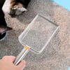 Metal Cat Litter Scoop Stainless Steel Non-Stick Sifter Easy Poop Shovel Pet Supplies Rabbit Sifter Scoop