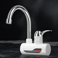 Robinet chauffe-eau électrique 3000W, mitigeur chaud/froid, température réglable, chauffe-eau sans réservoir, fournitures pour cuisine et salle de bain 3