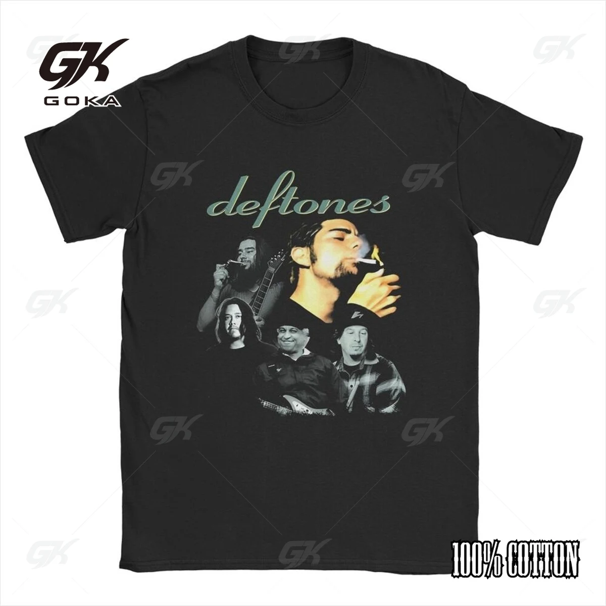 Deftones Cotton Singer Band T Shirt Men Women Hip Hop Rock Tee Fashion Short Sleeve T Shirt Summer Clothes T-shirts Tops