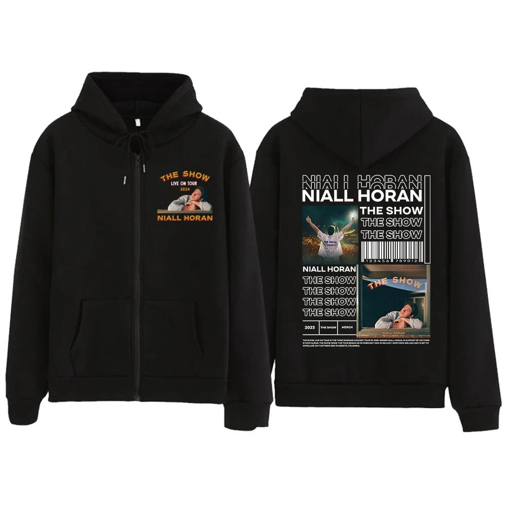 

Худи Niall Horan The Show Live On Tour 2024 с принтом, толстовки с длинным рукавом, стрейчевая одежда, пуловер с капюшоном на молнии, одежда