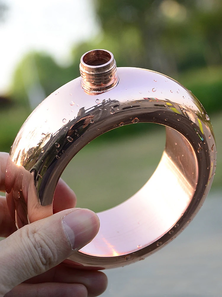 Barware Bileklik Viski Şarap Paslanmaz Çelik Alkol Şişesi