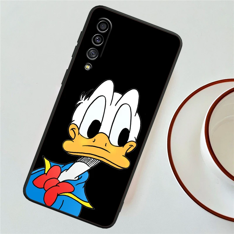 Hoạt Hình Vịt Donald Dành Cho Samsung Galaxy Samsung Galaxy A90 A80 A70 S A60 A50S A30 S A40 S A2 A20E A20 S a10S A10 E Đen Ốp Điện Thoại TPU