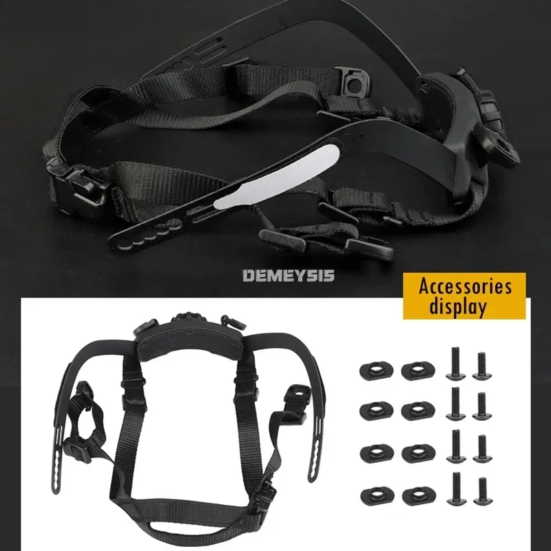 Adjustable Helmet Inner Suspension System for FAST & High Cut Helmets 5