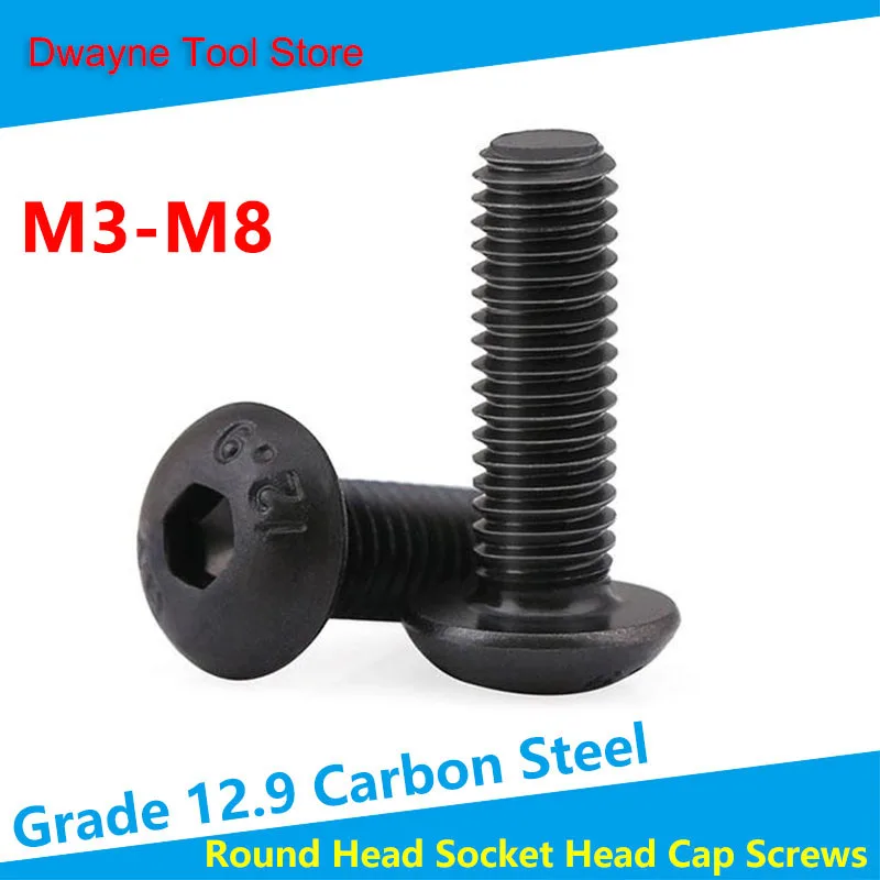 

12.9 Hexagonal Screw Inner Hexagonal Cup M3M4M5M6M8【30PCS】