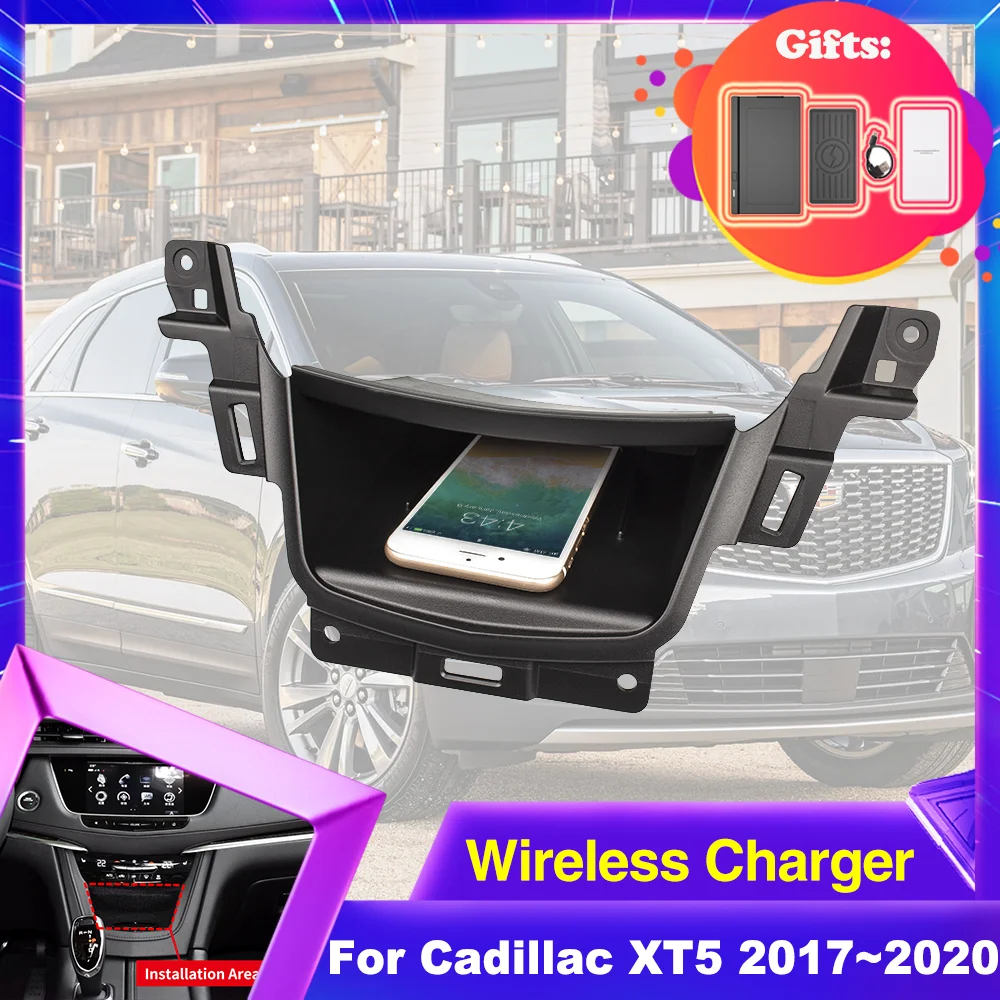 15WCarWirelessChargingPadforCadillacXT520172020PhoneFast
