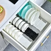 Kitchen Dishes Storage Rack Cabinet Drawers Organizers Plate Holder Bowl Stand Adjustable Dish Organizers Kitchen Accessories 2