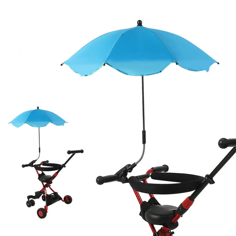 hot mom baby stroller accessories SPF 50+ Umbrella For Baby Stroller Cover UV Protection Sunscree Rainproof  Does Not Rust Universal Stroller Accessorie used baby strollers near me