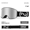 COPOZZ Magnetic Professional Ski Goggles UV400 Protection Anti-Fog Ski Glasses For Men Women Quick-Change Lens Snowboard Goggles 3