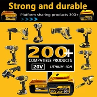 Pour batterie d'origine DEWALT 5AH 6AH DCB609 18V 20V 60V batterie lithium-ion pour Dewalt DCB204 DCB205 DCB206 DCB609 DCB184 DCB200 4
