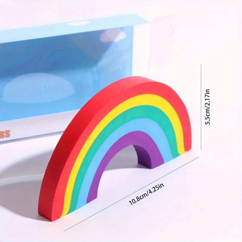 1PC Rainbow Eraser, Study and Office Specific Eraser, Drawing Eraser, Back To School Stationery, Back To School Eraser