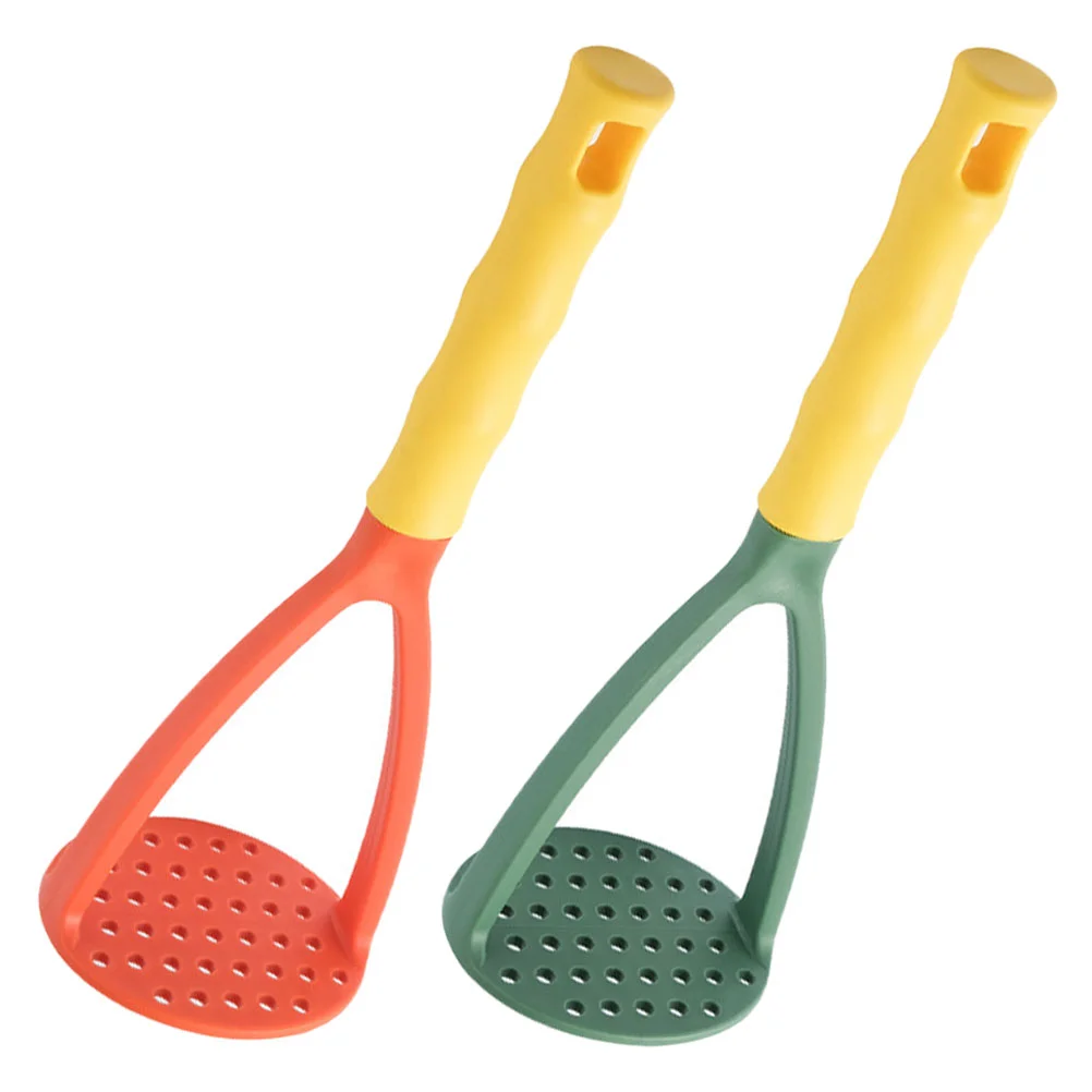 

2pcs Manual Potato Masher Complementary Food Crusher Potato Presser Reusable Potato Crusher Kitchen Tools
