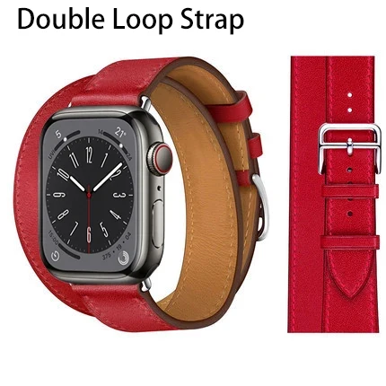Premium Genuine Leather Watch Strap - Elegant and Versatile Wristband Bracelet