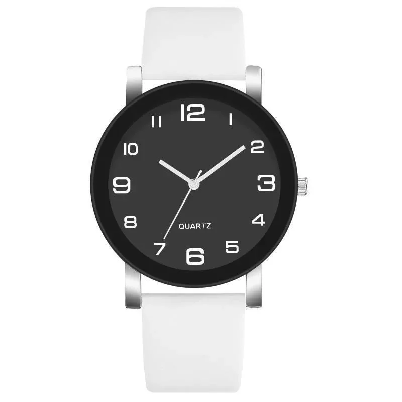 Fashion Simple Leather Clock Watches Quartz Watch Women Men Casual Digital Wristwatch Couple Watches 여자시계  Relojes Para Mujer 4