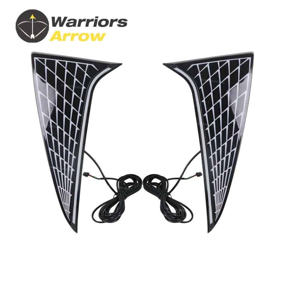 

2pcs Rear Left Right Side Window Pillar Lamps LED Tail Brake Lights For Toyota Sienna 2021 2022 2023