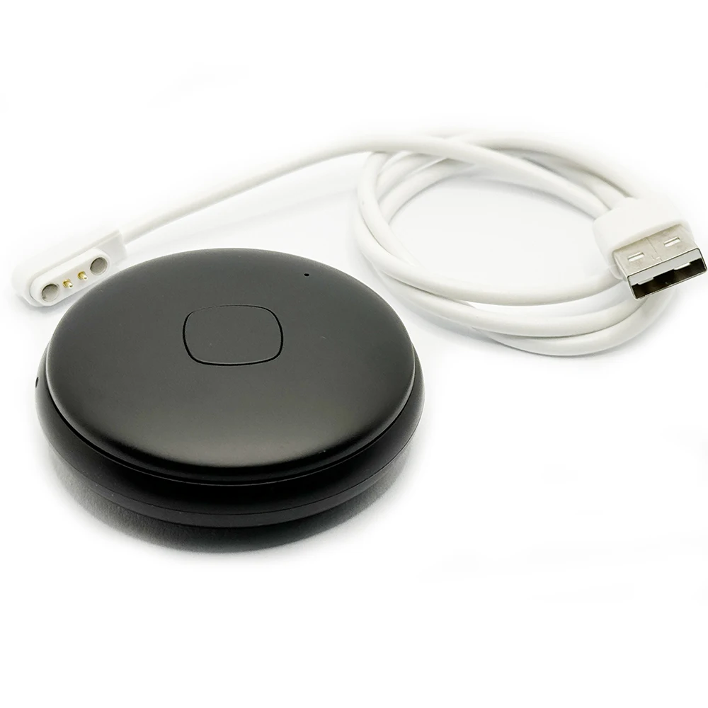 A4 button with WiFi connection and magnet charge pins