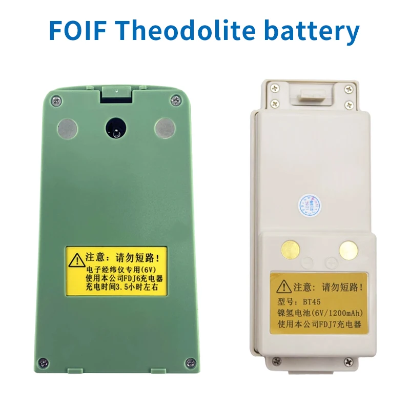 Li-ion Battery BT45 for FOIF Total Station Rechargeable Battery DT402L/LT402L/632 Genworth Electric Theodolite 6V